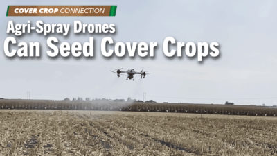 Cover Crop Connection: Agri-Spray Drones Can Seed Cover Crops