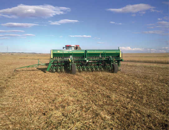 This model represents an improved version of the grain drill
